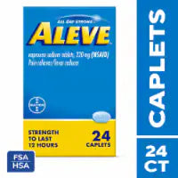 Aleve® Pain Reliever 220mg Naproxen Sodium Caplets 24 ct