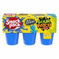 Snack Pack Sour Patch Kids Blue Raspberry Flavored Juicy Gels 19.500 OZ
