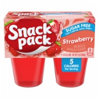 Snack Pack Zero Sugar Strawberry Flavored Juicy Gels 13 OZ