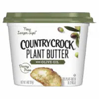 Country Crock Dairy Free Plant Butter with Olive Oil Tub 14 oz