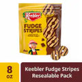 Keebler Fudge Stripes Original Shortbread Cookies Magically Drizzled with Keebler Fudge 8 oz