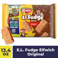 Keebler E.L. Fudge Elfwich Cookies Sandwich Cookies Stuffed with Crème Filling 13.4 oz
