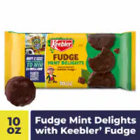 Keebler Fudge Mint Delights Mint Cookies Dunked in Fudge 10 oz