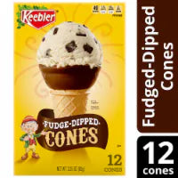 Keebler Fudge-Dipped Ice Cream Cones 12 ct
