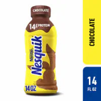 Nesquik Chocolate Low-fat Milk Ready to Drink Low-fat Milk Breakfast Drink Bottle 14 FL OZ