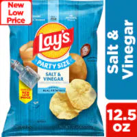 Lay's® Salt & Vinegar Potato Chips Party Size 12.5 oz