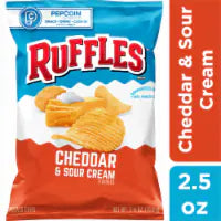 Ruffles® Cheddar and Sour Cream Potato Chips 2.5oz