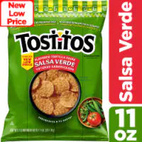 Tostitos Tortilla Chips Salsa Verde Flavored 11 Oz