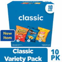 Frito-Lay Classic Flavor Mix Chips Variety Pack 10 ct