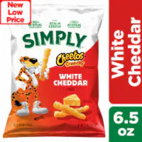 Simply Cheetos Crunchy White Cheddar Cheese Chips 6.5 oz