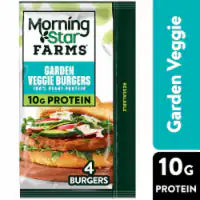 MorningStar Farms® Garden Veggie Plant Based Veggie Burgers 4 ct / 2.38 oz
