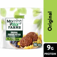 MorningStar Farms® Veggie Breakfast Original Value Pack Plant Based Sausage Patties 12 ct / 1.33 oz