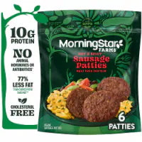 MorningStar Farms® Veggie Breakfast Hot and Spicy Plant Based Sausage Patties 6 ct / 1.33 oz