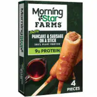 MorningStar Farms® Incogmeato Original Plant Based Pancake and Sausage on a Stick 4 ct / 2.43 oz