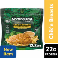 MorningStar Farms® Plant Based Chik'n Breasts with Garlic Herb Sauce 2 ct / 6.15 oz