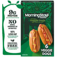 MorningStar Farms® Original Veggie Dogs 6 ct / 1.4 oz