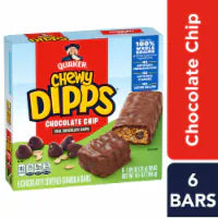 Quaker Chewy® Dipps Chocolate Chip Granola Bars 6 ct