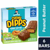 Quaker Chewy® Dipps Peanut Butter Granola Bars 6 ct