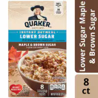 Quaker Lower Sugar Maple & Brown Sugar Instant Oatmeal 8 ct
