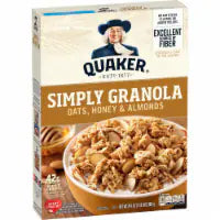 Quaker® Simply Oats Honey & Almonds Granola 24.1 oz