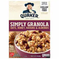 Quaker® Simply Granola Honey Raisins and Almonds Granola 24.1 oz