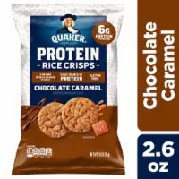 Quaker Protein Chocloate Caramel Rice Crisps 2.6 oz