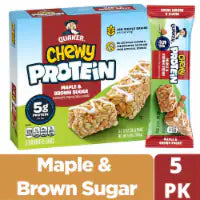 Quaker Chewy Maple & Brown Sugar Protein Granola Bars 5 pk / 1.12 oz