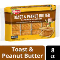 Keebler® Toast and Peanut Butter Sandwich Snack Crackers 8 ct / 1.38 oz