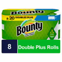 Bounty Select-A-Size Paper Towels Double Plus Rolls 8 Rolls