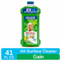 Mr. Clean 2X Concentrated Multi Surface Cleaner with Gain Original, All Purpose Cleaner, 41 fl oz