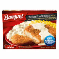 Banquet Chicken Fried Chicken with Mashed Potatoes, Frozen Meal 10.100 OZ