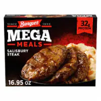 Banquet Mega Meals Salisbury Steak with Mashed Potatoes, Frozen Meal 16.95 OZ