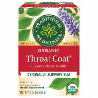 Traditional Medicinals Organic Throat Coat Tea 16 ct