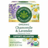 Traditional Medicinals Organic Chamomile & Lavender Tea 16 ct