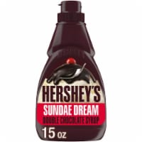 HERSHEY'S Sundae Dream Double Chocolate Syrup Bottle 15 oz