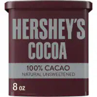 HERSHEY'S Natural Unsweetened Cocoa Powder Can 8 oz
