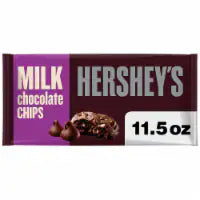 HERSHEY'S Milk Chocolate Baking Chips Bag 11.5 oz