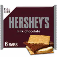 HERSHEY'S Milk Chocolate S'mores Candy Bars 6 ct / 1.55 oz