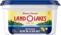 Land O Lakes Butter with Olive Oil and Sea Salt Tub, Spreadable 21 oz