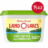 Land O Lakes Light Butter with Canola Oil Tub 15 oz