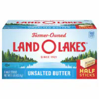 Land O Lakes® Unsalted Butter in Half Sticks 1 lb