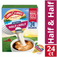 Land O' Lakes Mini Moo's Half And Half Creamer Singles Cups 24 CT