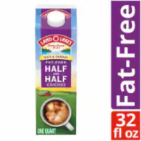 Land O' Lakes Fat Free Half & Half Quart 1 qt