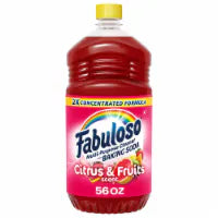 Fabuloso Multi-Purpose Cleaner 2X Concentrated Formula Citrus and Fruits with Baking Soda 56fl oz