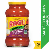 Ragu Chunky Sauteed Onion & Garlic Pasta Sauce 24 oz