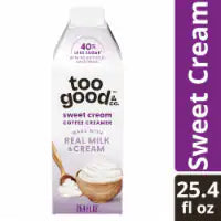 Too Good & Co. Sweet Cream Coffee Creamer 25.4 fl oz