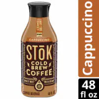 SToK Cappuccino Creamed Cold Brew Coffee Bottle 48 fl oz