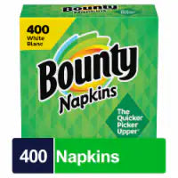 Bounty White Paper Napkins