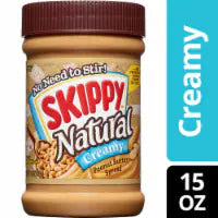 Skippy® Natural Peanut Butter Spread Creamy 15 oz (425 g)