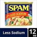 SPAM® 25% Less Sodium NET WT 12 OZ (340g)
